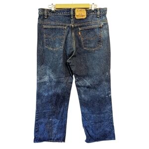 Vintage Levis‎ 517 Orange Tab Bootcut Jeans Distressed Workwear Thrashed Patina
